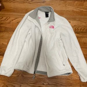 The North Face Osito fleece jacket white